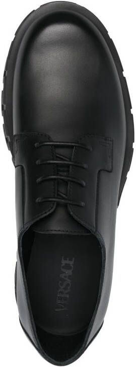 Versace Greca Portico derby schoenen Zwart