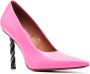 VETEMENTS Leren pumps Roze - Thumbnail 2