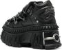 VETE TS x New Rock leren sneakers Zwart - Thumbnail 3