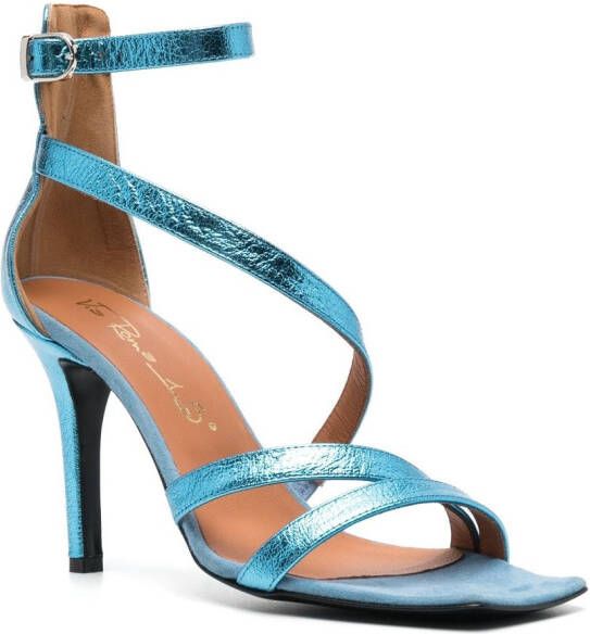 Via Roma 15 Sandalen met open neus Blauw