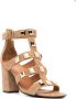 Via Roma 15 Sandalen verfraaid met studs Bruin - Thumbnail 2