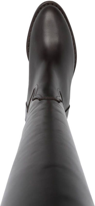 Via Roma 15 Leren laarzen Bruin