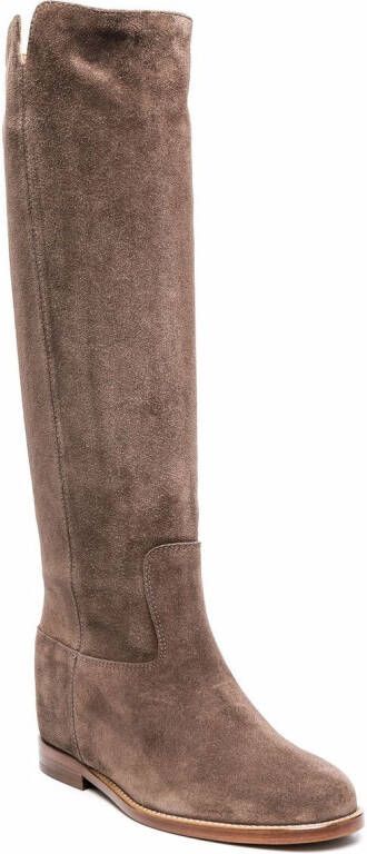 Via Roma 15 Slip-on knielaarzen Bruin