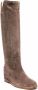 Via Roma 15 Slip-on knielaarzen Bruin - Thumbnail 2