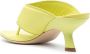 Vic Matie Loe sandalen met bewerkte hak Geel - Thumbnail 3