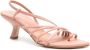 Vic Matie Slash leren sandalen Roze - Thumbnail 2