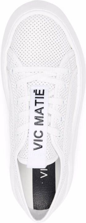 Vic Matie Sneakers met logo-reliëf Wit