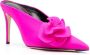 Victoria Beckham Muiltjes met bloemapplicatie Roze - Thumbnail 2