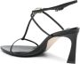 Victoria Beckham Frame Detail 75 mm leren sandalen Zwart - Thumbnail 3