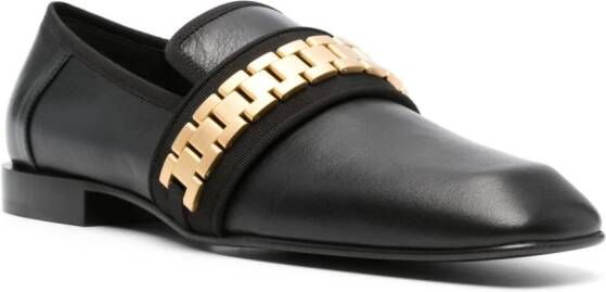 Victoria Beckham Mila leren loafers Zwart