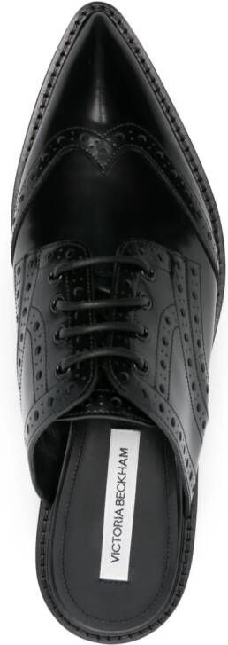 Victoria Beckham Gewatteerde slippers Zwart