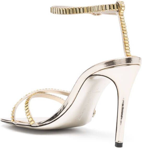 Victoria Beckham Sandalen verfraaid met kristal Goud
