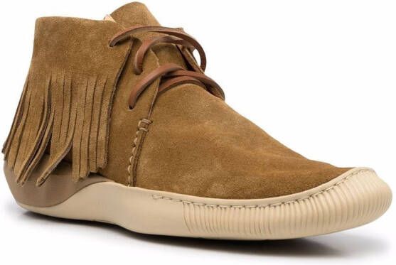 visvim Desert laarzen met franje Bruin