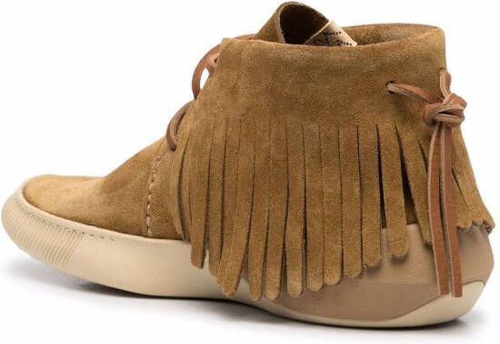 visvim Desert laarzen met franje Bruin