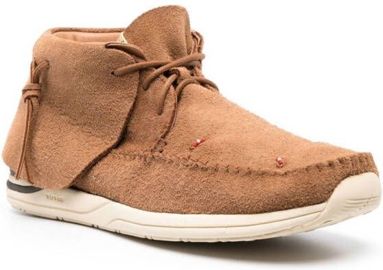 visvim Lhamo Folk suède sneakers Bruin
