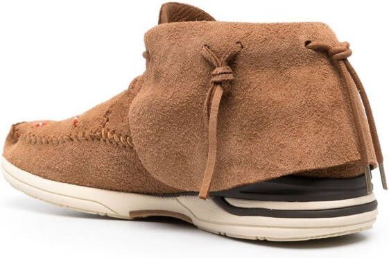 visvim Lhamo Folk suède sneakers Bruin
