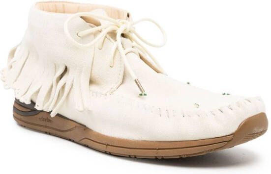 visvim Loafers met franje Beige