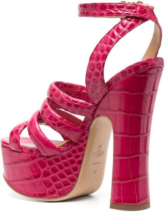 Vivienne Westwood Sandalen met plateauzool Roze