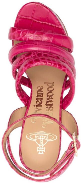 Vivienne Westwood Sandalen met plateauzool Roze