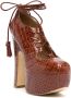 Vivienne Westwood Ghillie pumps met plateauzool Bruin - Thumbnail 2