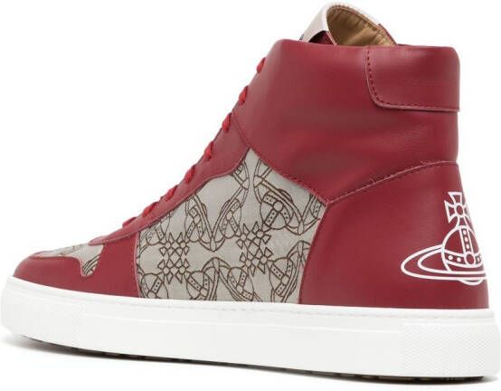 Vivienne Westwood Orb high-top sneakers Rood