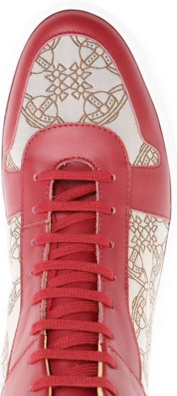 Vivienne Westwood Orb high-top sneakers Rood