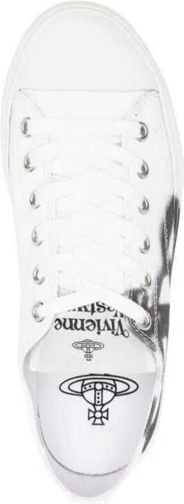 Vivienne Westwood Plimsoll canvas sneakers Wit