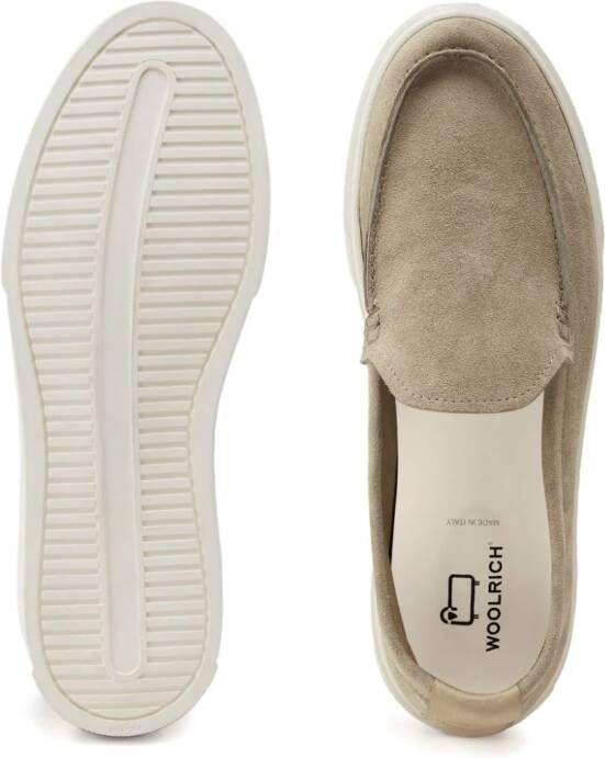 Woolrich Suède loafers Beige