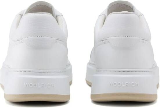 Woolrich Classic Arrow leren sneakers Wit