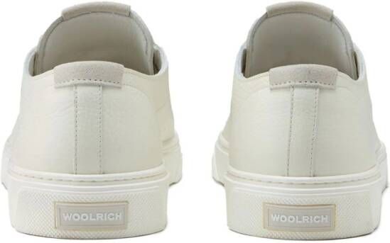 Woolrich Cloud Court leren sneakers Beige