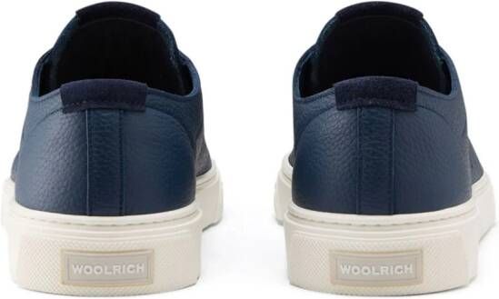 Woolrich Cloud Court leren sneakers Blauw