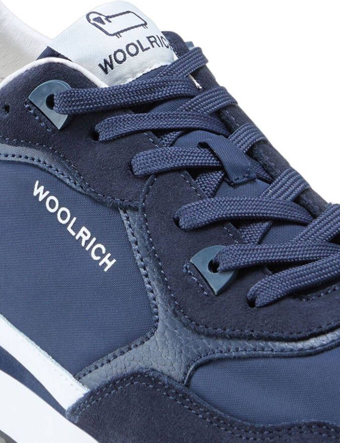 Woolrich Retro sneakers met vlakken Blauw