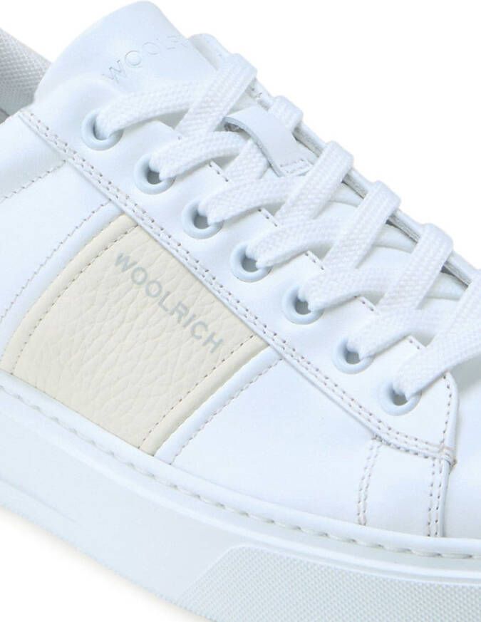 Woolrich Sneakers met logoprint Wit