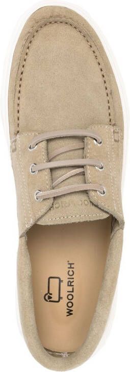 Woolrich Suède bootschoenen Beige