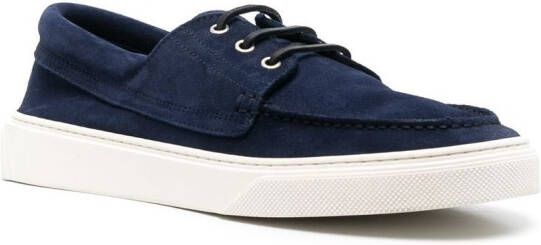 Woolrich Suède bootschoenen Blauw