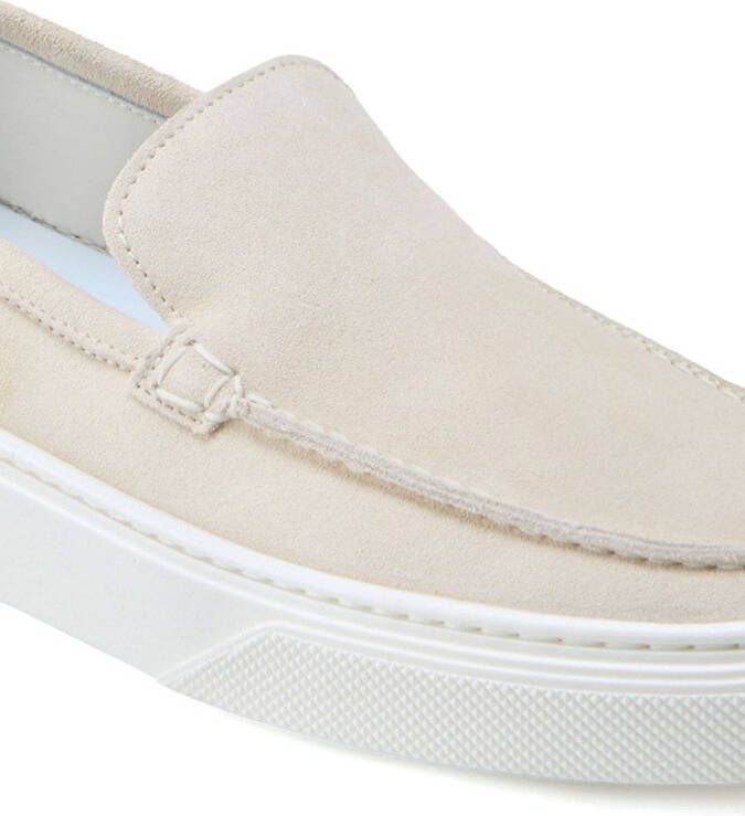 Woolrich Suède loafers Beige