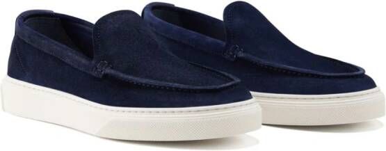 Woolrich Suède loafers Blauw