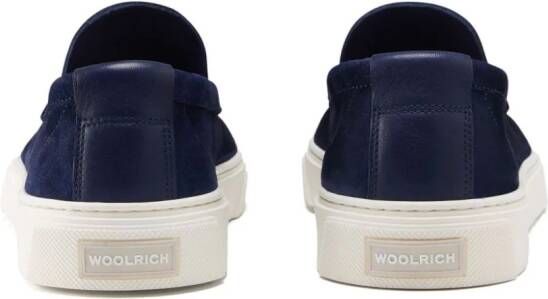 Woolrich Suède loafers Blauw