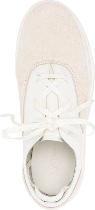 Y-3 Ajatu Court Formal leren sneakers Beige
