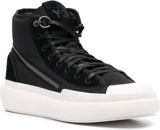 Y-3 Ajatu Court high-top sneakers Zwart