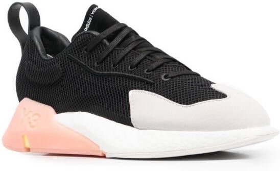 Y-3 Boost sneakers met colourblocking Zwart