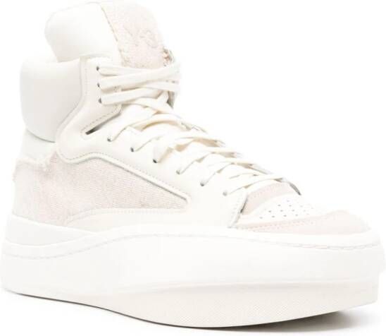 Y-3 Centennial sneakers met contrasterend vlak Beige
