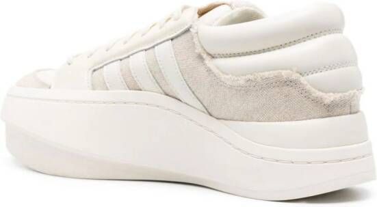 Y-3 Centennial leren sneakers Beige