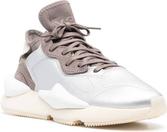 Y-3 Kaiwa high-top sneakers Zilver