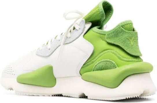 Y-3 Kaiwa sneakers met vlakken Groen