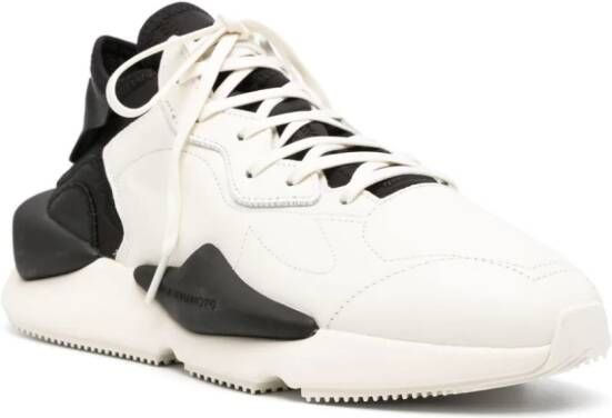 Y-3 Kaiwa leren sneakers Wit