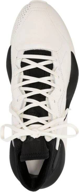 Y-3 Kaiwa leren sneakers Wit