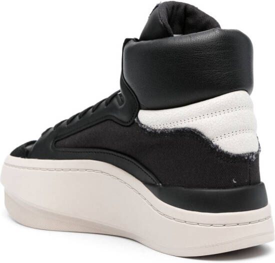 Y-3 Leren sneakers Zwart