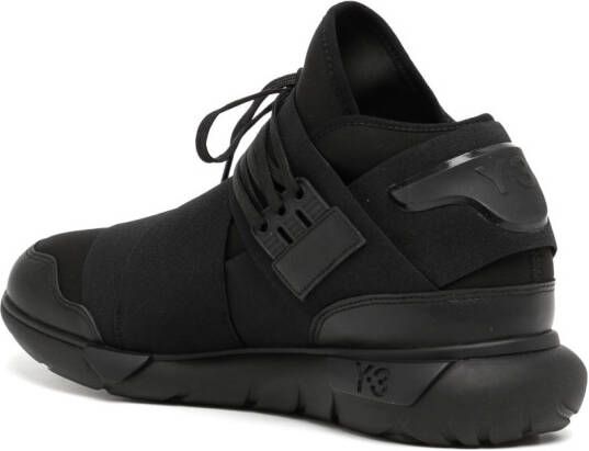 Y-3 Qasa High 'Triple Black' sneakers Zwart