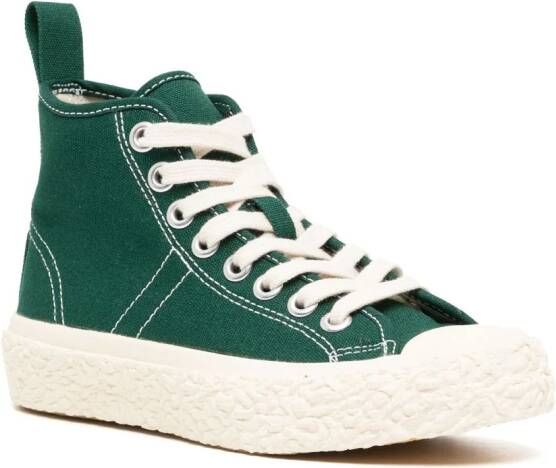 YMC Vulcanised high-top sneakers Groen